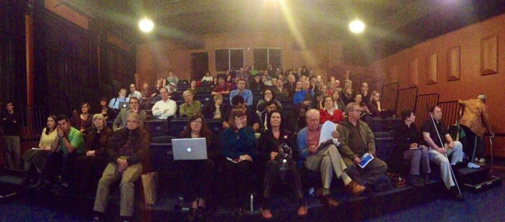 The crowd at our January forum.